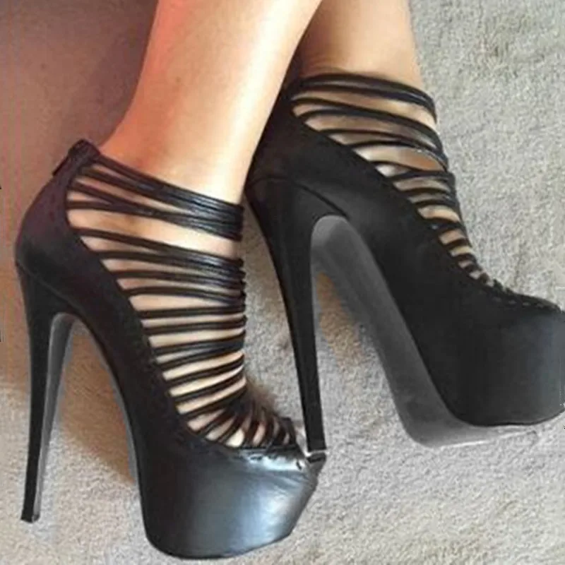 

SHOFOO shoes.Fashion women's shoes. About 14.5 cm high-heeled sandals. Party shoes. Peep toe pumps.SIZE:34-45