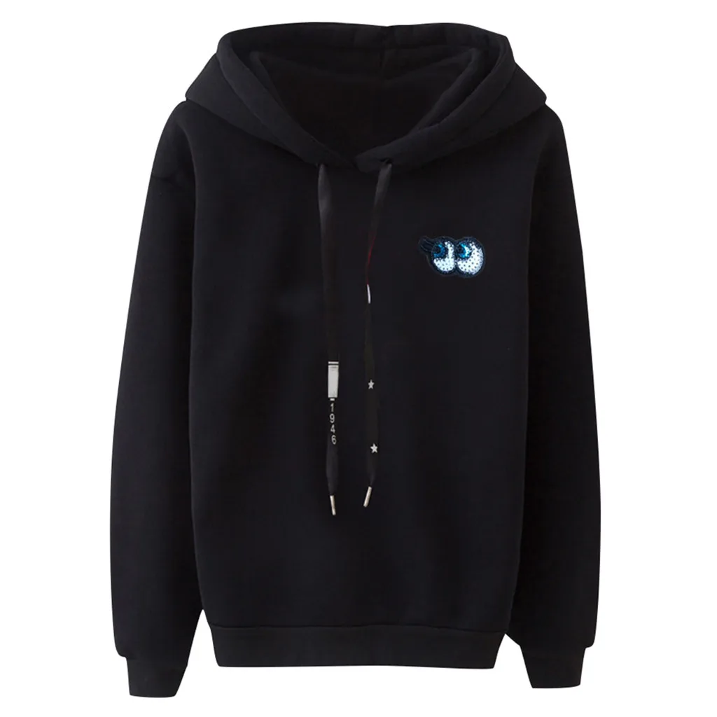 Autumn Winter Hoodies Women Brand Female Long Sleeve Solid Color Hooded Sweatshirt Hoodie Tracksuit Sweat Coat Sportswear