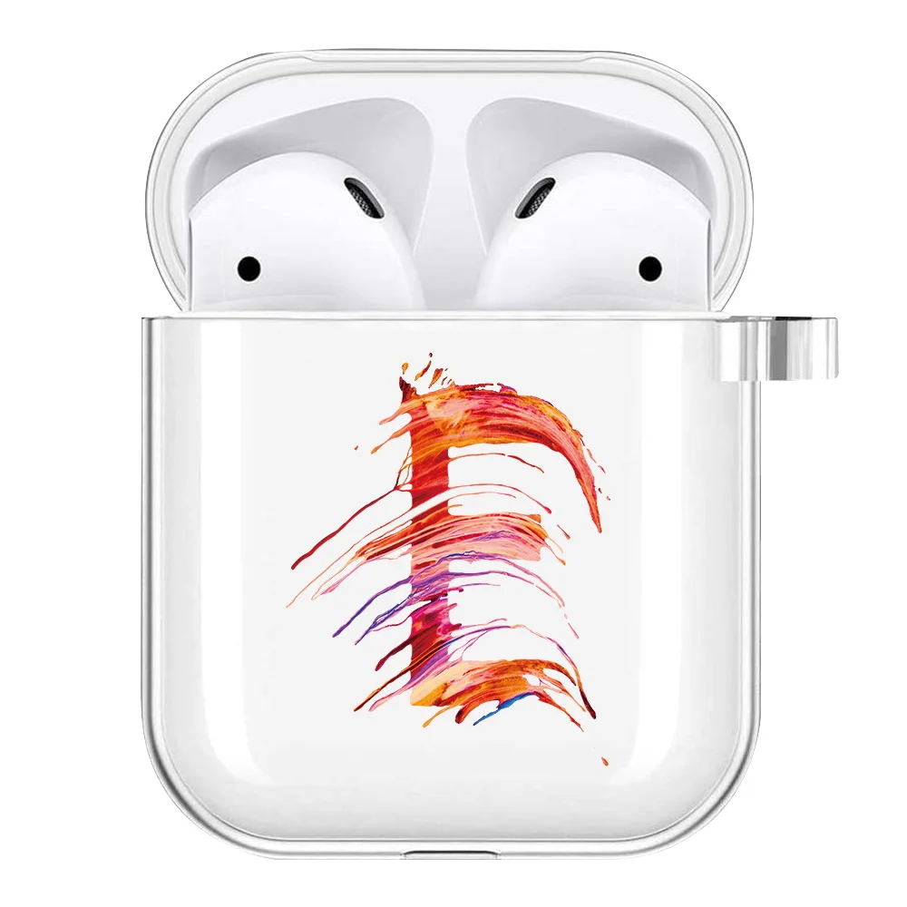 Silicone Cover Case for Apple AirPods 1st / 2nd Generation Anti-fall Scratch Resistant Sticker Bluetooth Case Cover