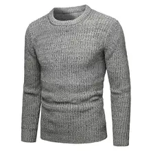 Свитер мужской осенний теплый воротник пуловер свитер в повседневном стиле пуловер