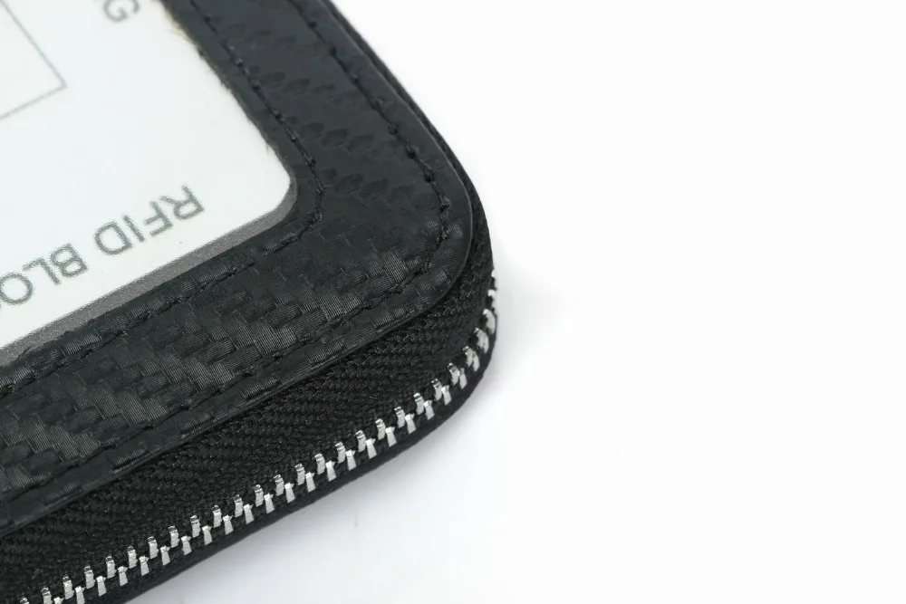 Держатель для карт из углеродного волокна, кошелек с блокировкой RFID, мужские кошельки, кредитный держатель для карт, органайзер для карт