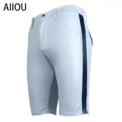 AIIOU Новые мужские сексуальные лакированные брюки из искусственной кожи нижнее белье длинные ноги Мужское нижнее белье боксеры Мужская