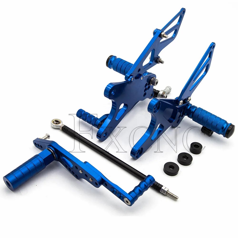 Для Yamaha YZF R1 2009- 2010 мотоцикл подножки Алюминий Rearset сзади набор подножек подставки для ног педаль Ped