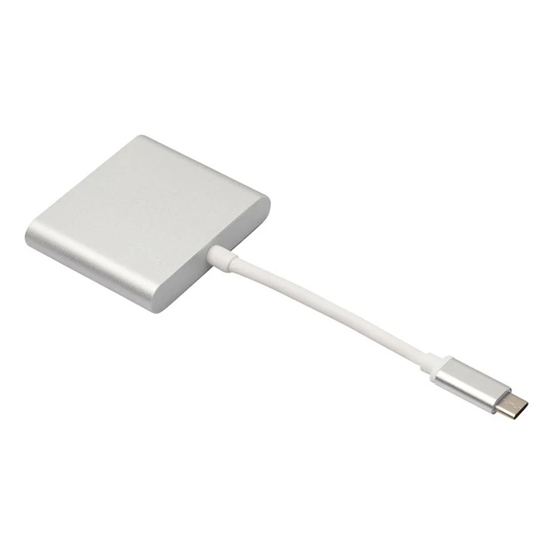 USB C к HDMI type C USB 3,1 концентратор USB-C к USB 3,0/HDMI/type C Женский адаптер зарядного устройства, для нового Macbook, Dell XPS 13, Google Chr