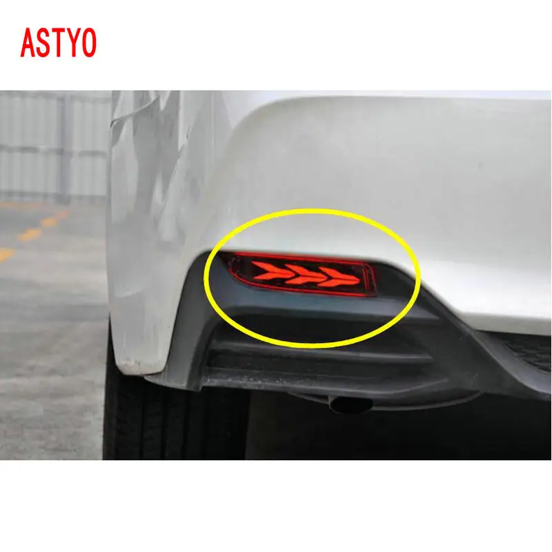 

ASTYO Car LED Rear bumper reflector light tail brake stop light for Toyotas Avalon 2019 2020