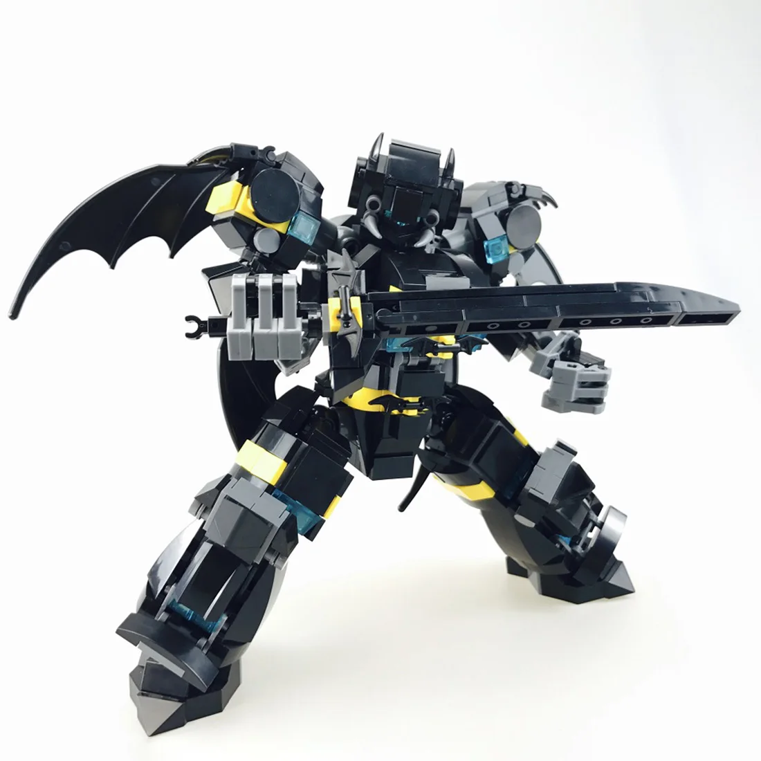 

560Pcs STEM MOC Dark Walker Heavily Mecha Model Small Particle Building Blocks Educational Toy Set - Black