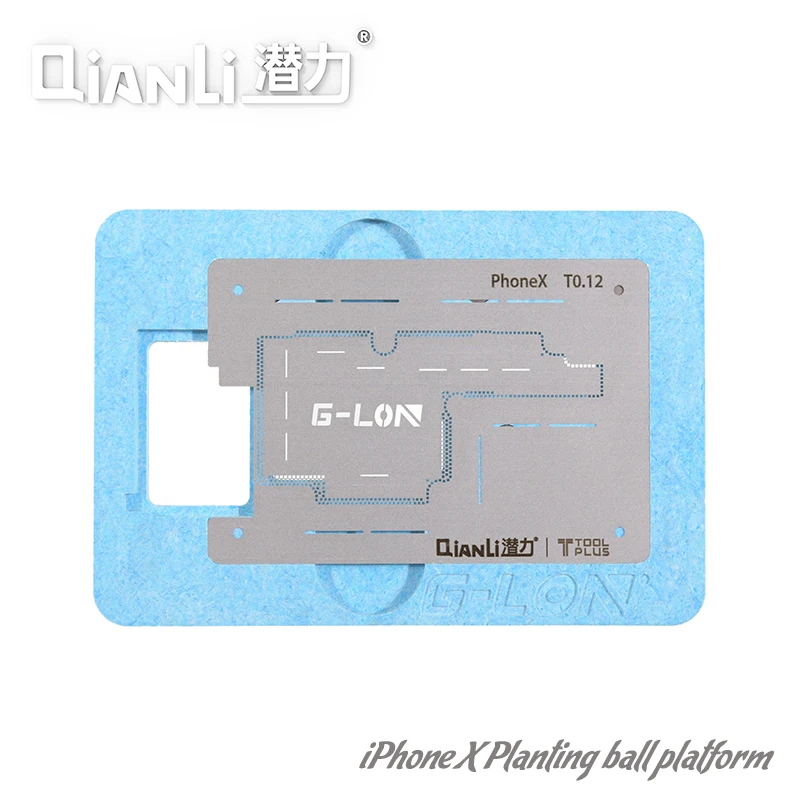 

For IPHONE X Qianli Innovate Mainboard Middle layer Tin ball maintenance steel net + fixture platform