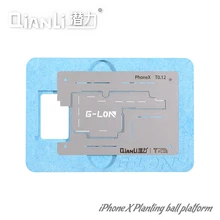 For IPHONE X Qianli Innovate Mainboard Middle layer Tin ball maintenance steel net + fixture platform