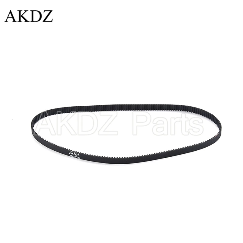 

2MGT 2M 2GT Synchronous Timing belt Pitch length 376 width 6mm/9mm Teeth 188 Rubber closed
