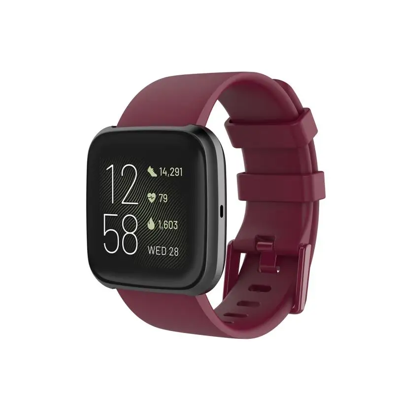 Умный браслет на запястье Versa2, силиконовый коннектор, ремень для Fitbit Versa 2, ремешок, запасные части, подходит для бит Versa Lite