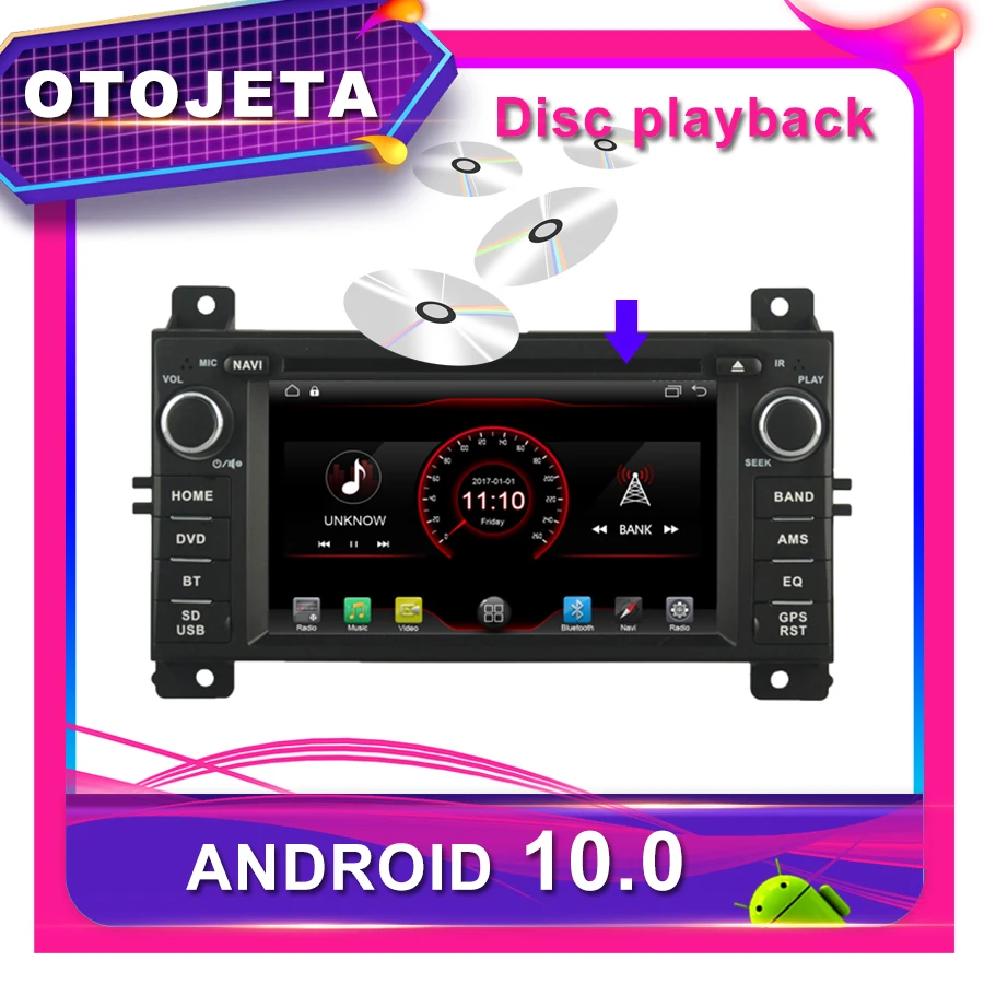 OTOJETA Автомобильный DVD Android 10,0 Автомобильный gps для JEEP GRAND CHEROKEE 2012 автомобильный Радио мультимедийная лента рекордер bluetooth навигация