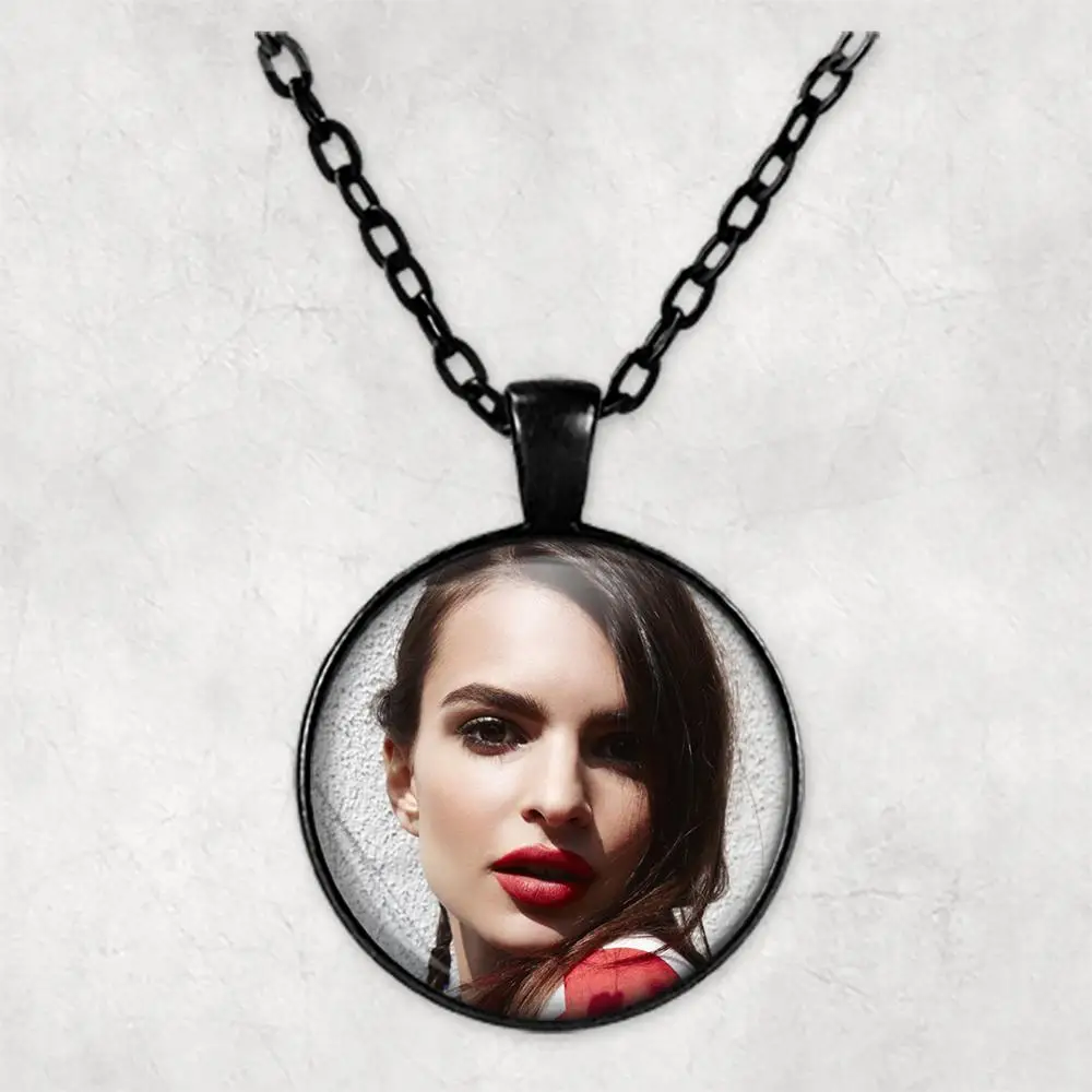 Emily Ratajkowski персонализированные фото ожерелье ювелирные изделия с картинами s