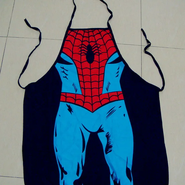Фартук на заказ nano водонепроницаемый Бэтмен Супермен Зеленый гигантский аниме для мужчин и женщин семейный фартук - Цвет: 25