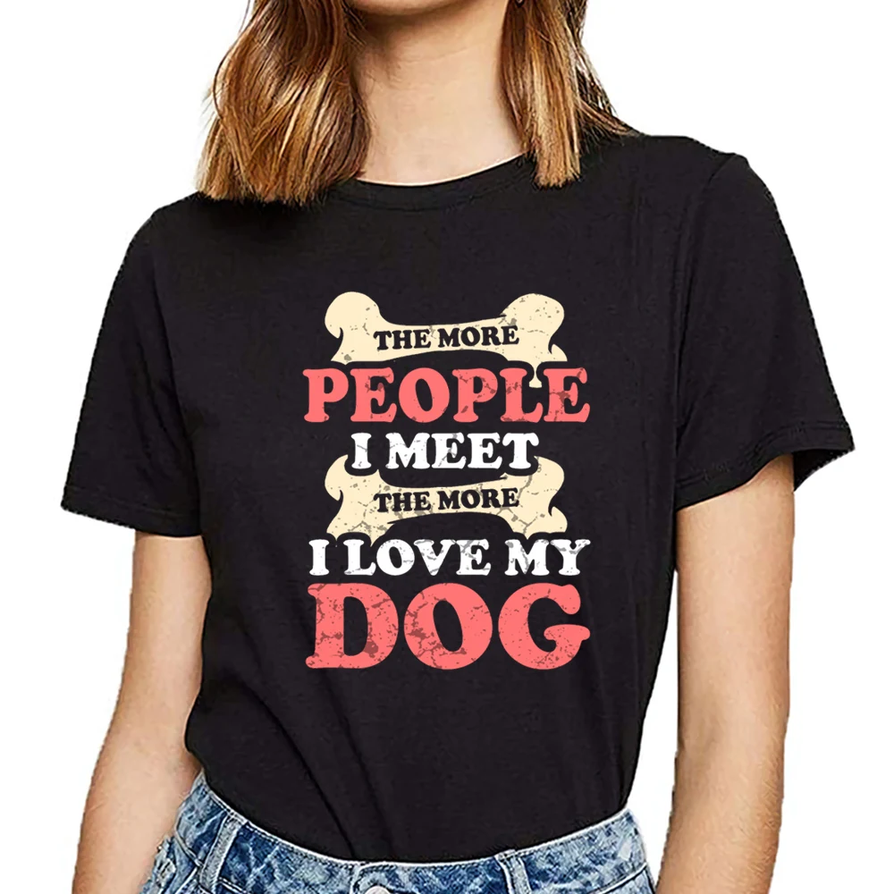 Топы футболки для женщин любящих собак crazy dog lady идеальная Повседневная Хлопковая