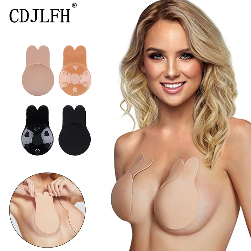 С низким вырезом на спине пуш ап бюстгальтер колодки Многоразовые Для женщин