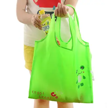 

1Pc Fashion Creative Green Frog Handbag Shopping Bag Tote Eco Storage Bag Hight Quality HOT Sale