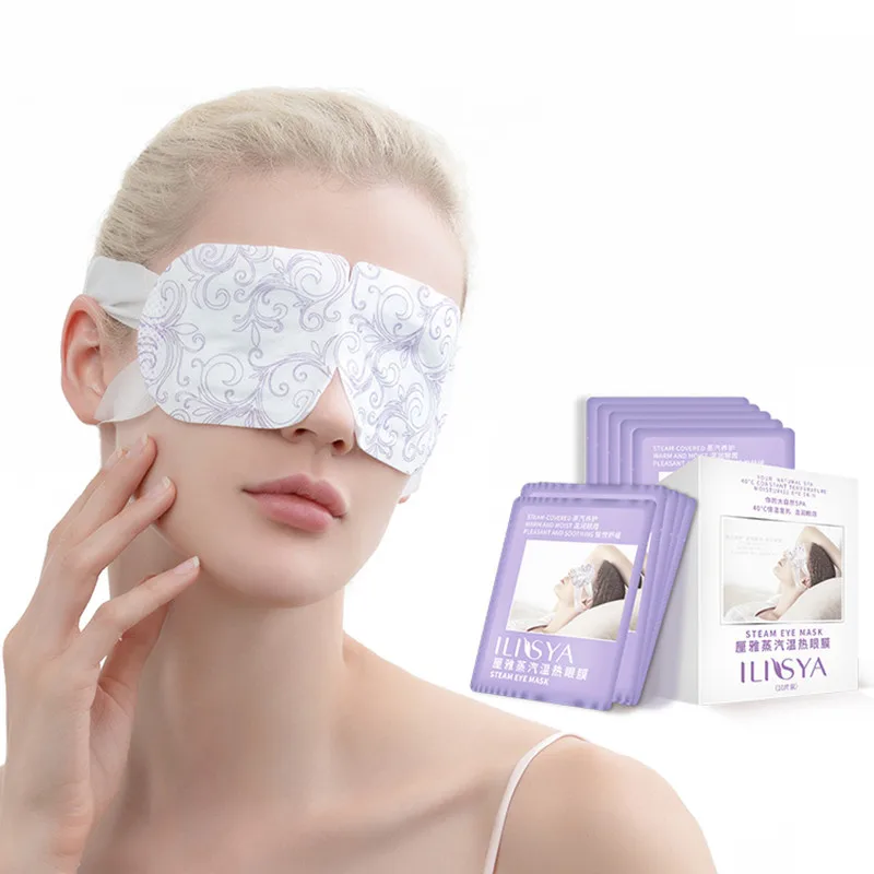 Ilisya Lavender Oil Steam Eye Mask Eye Care Skin Dark Circle Eliminate