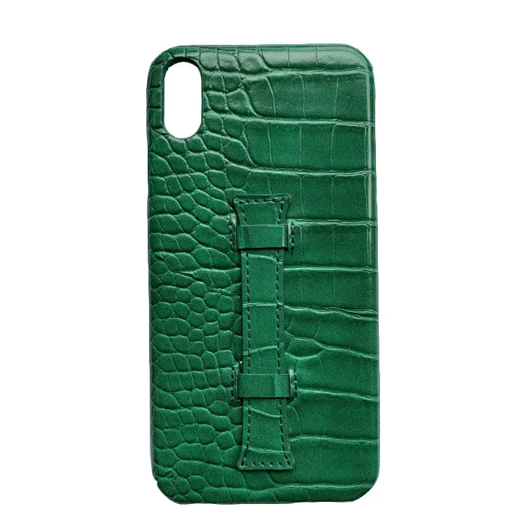 

Fashion Business High-end crocodile Wristband Bracket Case for iphone XS Max XS XR X 6 6S 7 8Plus All-inclusive for Samsung S8