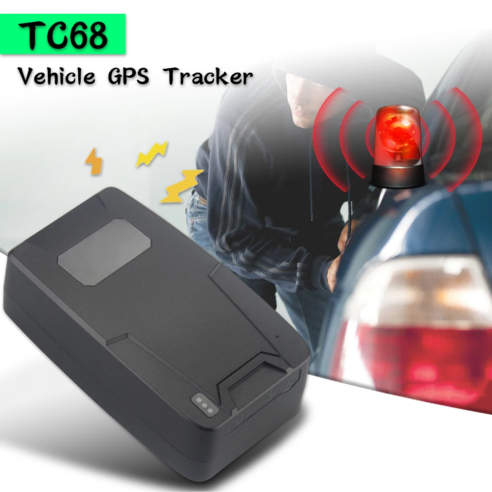 TC68 с сильным магнитным gps трекером для устройства позиционирования автомобиля добавить 12000 мАч долгий режим ожидания дропшиппинг сигнализация отслеживание gps локатор