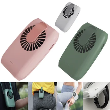 

USB Charging Hanging Waist Hanging Neck Creative Fan, Suitable for Outdoor Travel, Cycling, Vacation, Healthy Life Mini Fan