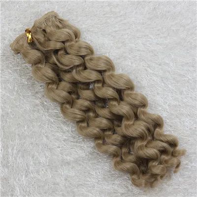 Color 10 20 см* 100 см кукольные волосы для BJD, кукольные аксессуары для кукол, парик для кукол, кудрявые волосы из высокотемпературного волокна, кукольные волосы 1/3 1/4 1/6 - Цвет: Color 10