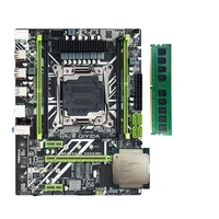 X99 motherboard with XEON E5 2620 V3 1*8G DDR4 3200MHZ REGECC memory combo Kit set NVME USB3.0 MATX Server Qiyida X99 H9 1