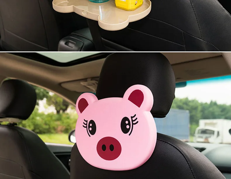 Baby Strollers medium Creative Multi-function Portable Car Seat Child Water Cup Holder Cartoon Folding Plate Rack Outdoor Travel Kids Car Accessories baby trend jogging stroller accessories