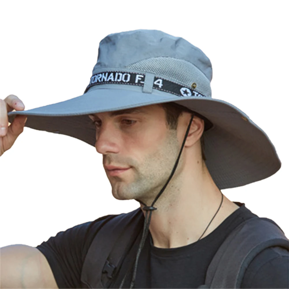 Wide Brim Fishing Hat Summer Spring Men 