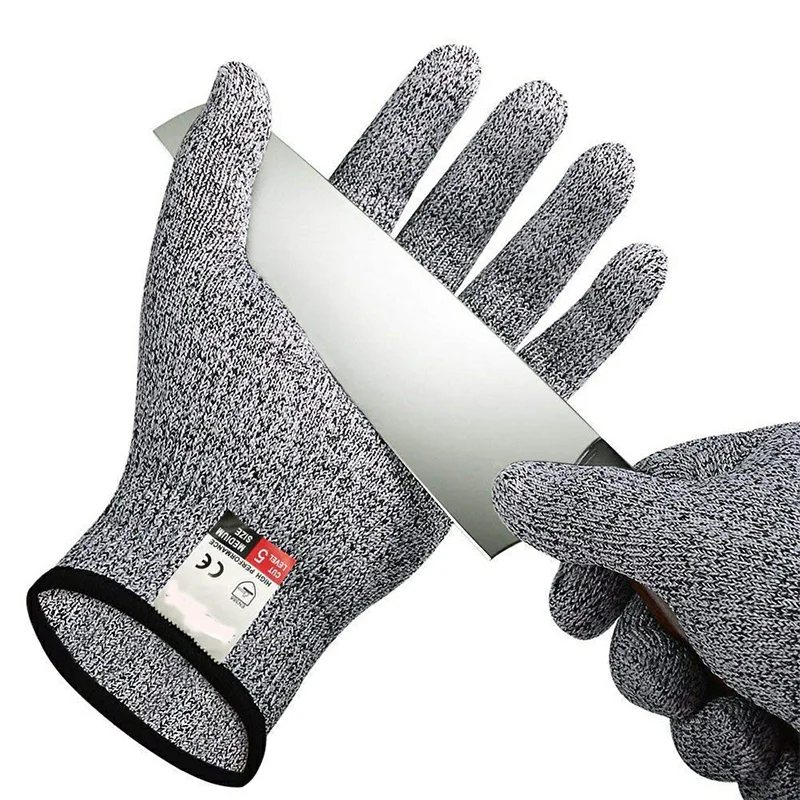 

Cut Resistant Gloves Level 5 Protection Wire Metal Glove Safety Kitchen Garden Butcher Cuts Gloves for Oyster Shucking Fish
