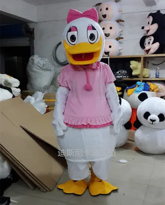 duck girl Костюм Утки высокого качества для взрослых, костюм Дональда и Дейзи - Цвет: duck girl