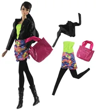 Ensemble de tenues rétro des années 80 pour Barbie, fait à la main, vêtements de poupée, accessoires pour Barbie Blyth 1/6 MH CD FR SD Kurhn BJD