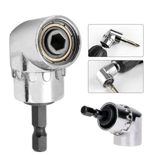 105 градусов угол Отвертки Набор патрон-адаптер Регулируемый сверла угол инструмент Отвертка 1/4 ''шестигранными битами разъем