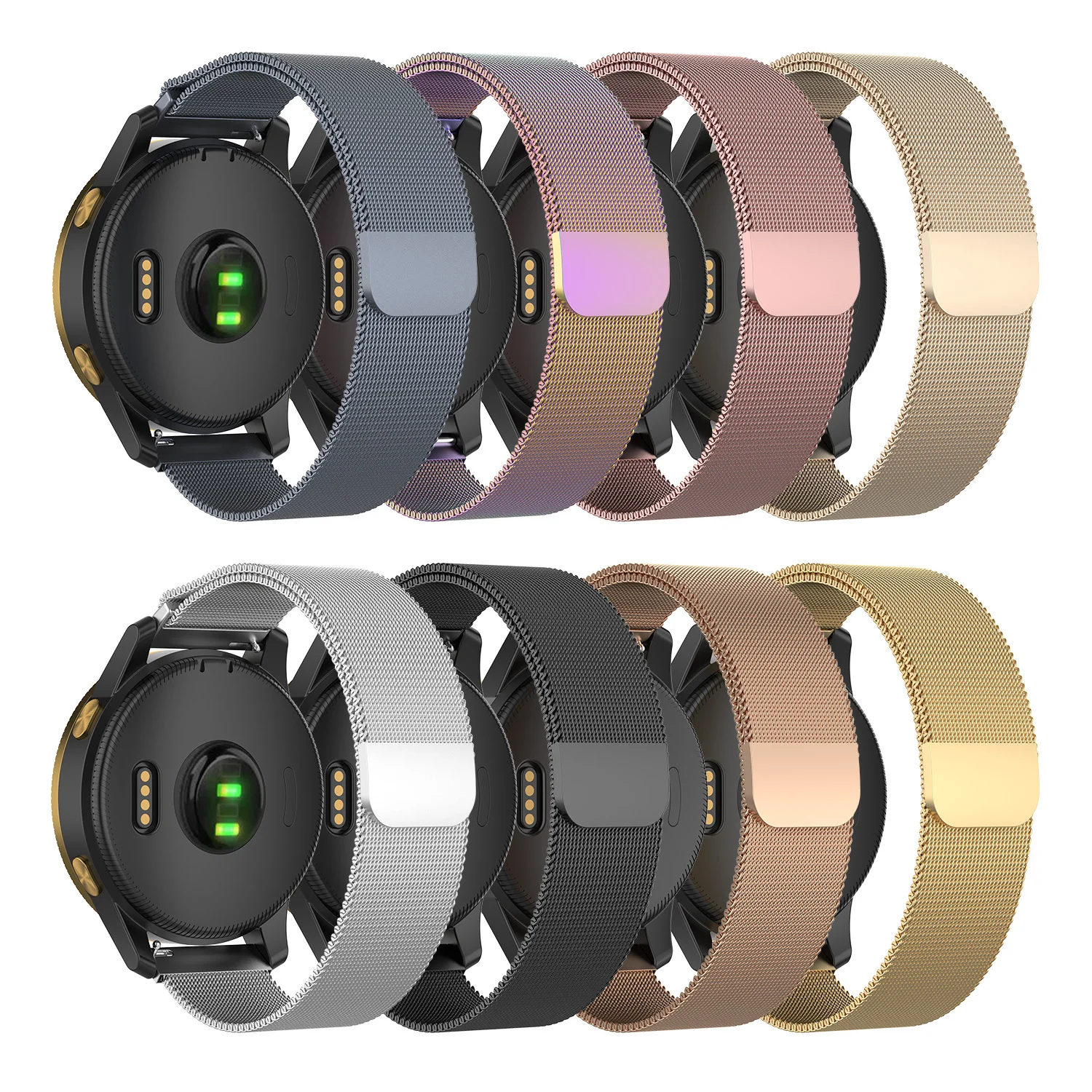 

Strap For Garmin Venu Band 20mm High-End Stainless Steel Magnetic Metal Watch Strap Watchbands For Garmin Venu Bracelet