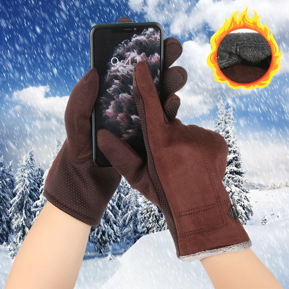 Новые зимние противоскользящие перчатки, перчатки для мотоцикла, катания на лыжах, сноуборде, дышащие спортивные перчатки, перчатки для сенсорного экрана, Аксессуары для планшетов