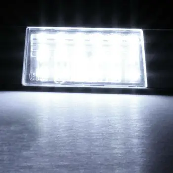 

2Pcs Car Number 18Led License Plate Lights for Nissan Qashqai X-Trail Pathfinder Car Accessories