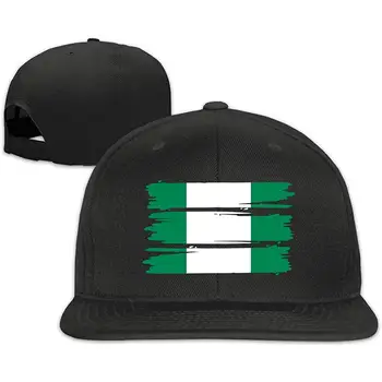 

Nigerian Flag Men/Women Baseball Cap, Unisex Flat Bill Trucker Cap