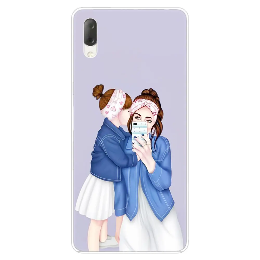 Для малыша и мамы; папы Модные жесткий чехол для Sony Xperia L1 L2 L3 X XA XA1 XA2 XA3 ультра 10 плюс E5 XZ XZ1 XZ2 компактный XZ3 XZ5 2 20 крышка