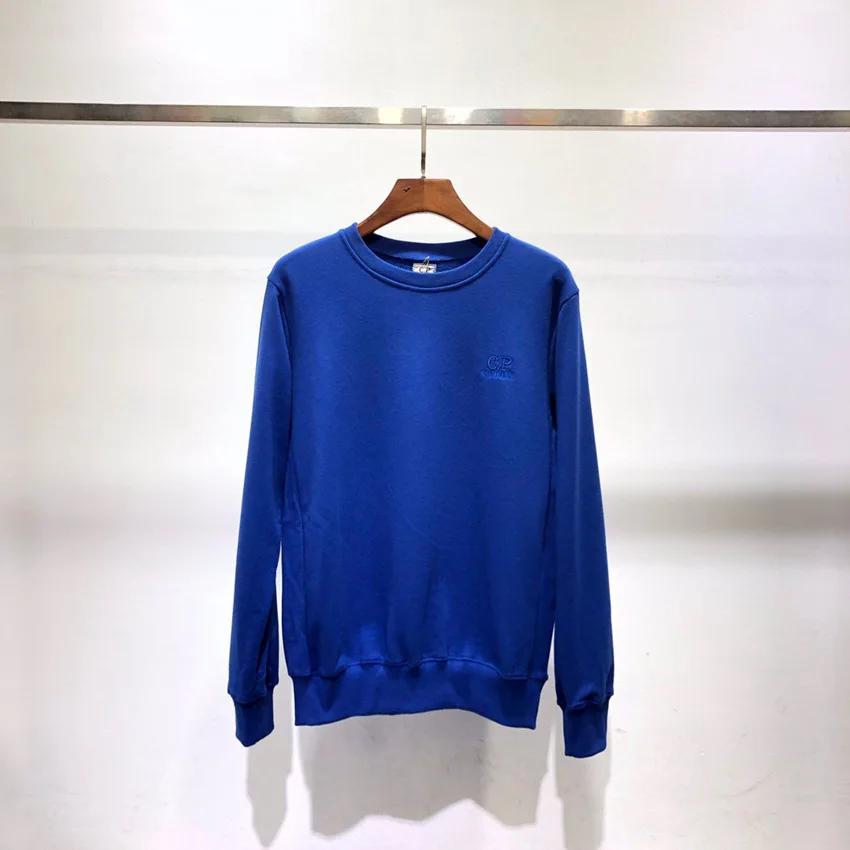 Осень-зима, cpcompany, круглый вырез, остров, камень, свободный крой, сплошной цвет, простой стиль, мужская толстовка с капюшоном