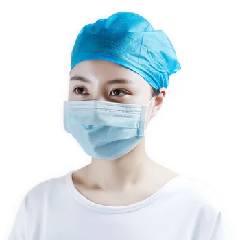 

Disposable medical cap anti-epidemic cap head cover medical supplies anti-epidemic articles isolation cap and protective cap set