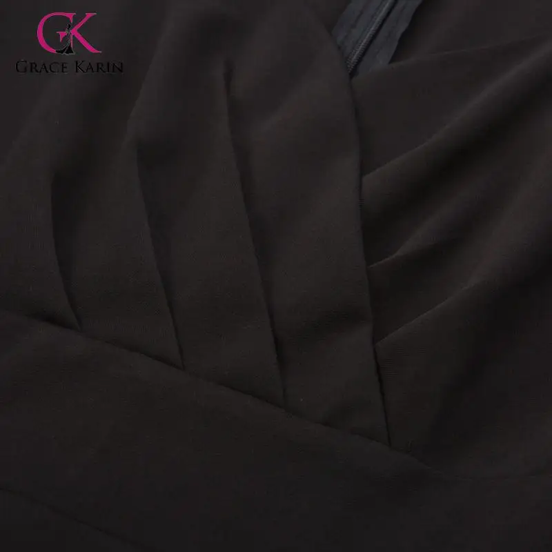 Женское винтажное платье миди с кружевным рукавом и V образным вырезом|Платья| |