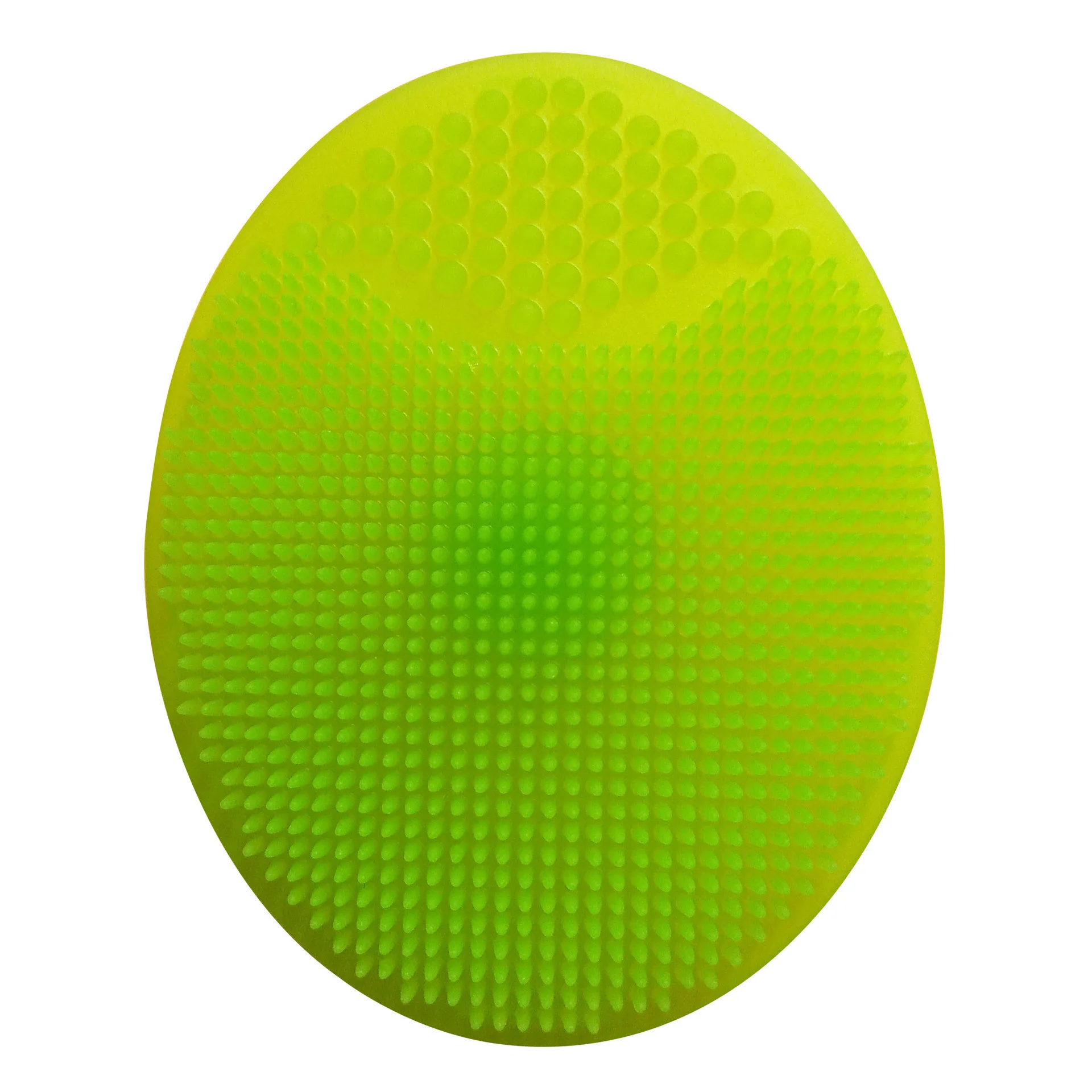Очищающая Подушечка для мытья лица отшелушивающая щеточка для лица спа скраб для кожи моющее средство массажер для лица - Цвет: Green