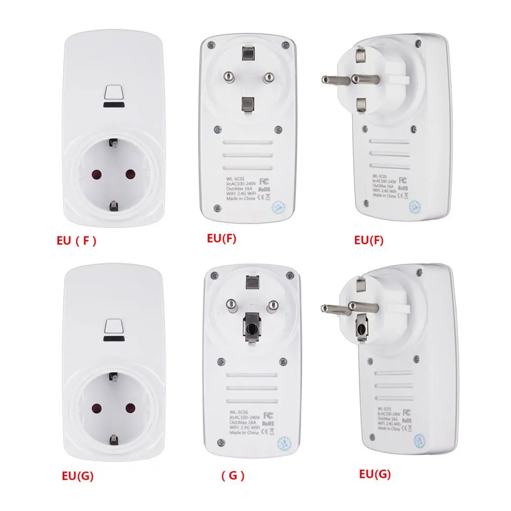 10A Wifi Беспроводная умная розетка для Tianmao Genie Alexa Google Home IFTTT EWelink|Электрические