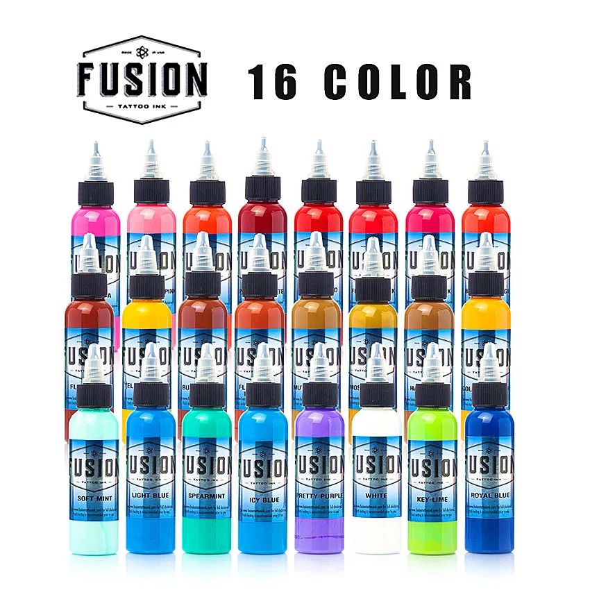 Solid Ink 25 Color Fundamental Tattoo Ink Set