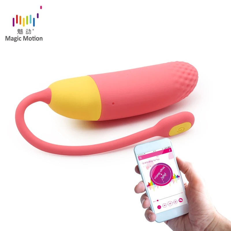 Вибратор Magic Motion для стимуляции точки G и клитора вагинальный вибрирующий шарик