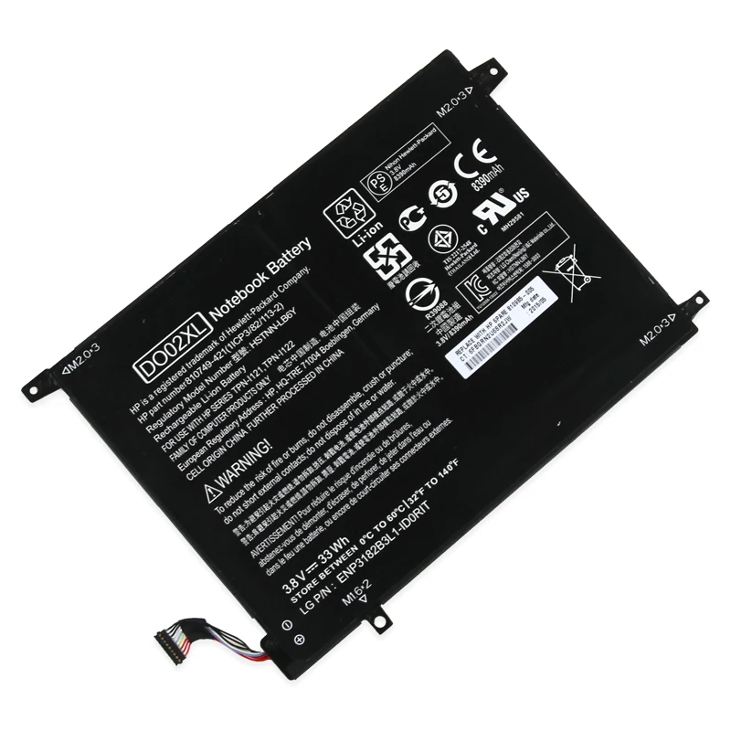 Kede DO02XL ноутбук Батарея для hp Pavilion x2 10 планшет 10-N100 10-N121TU 10-N122TU HSTNN-LB6Y TPN-I121 TPN-I122 810985-005