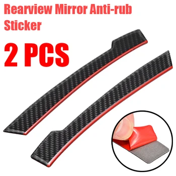 

2pcs Carbon Fiber Rearview Mirror Anti-rub Sticker Car Styling Rearview Mirror Decal Sticker For Mercedes w204 w212