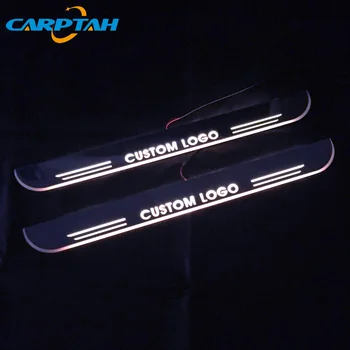 

Carptah Trim Pedal LED Car Light Door Sill Scuff Plate Pathway Dynamic Streamer Welcome Lamp For Peugeot 408 2014 2015 2016