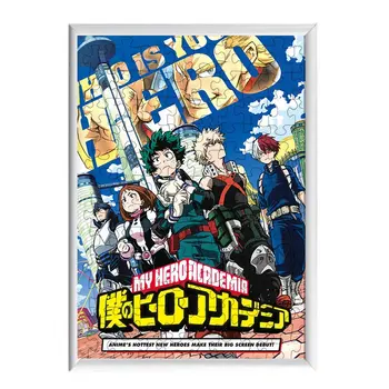 

120pcs Anime My Hero Academy Jigsaw Puzzle Paper Puzzles Educational Toys for Children Gift Decoration Unisex Figure Statue