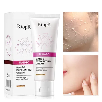 

RtopR Mango Facial Exfoliating Gel Oil-control Peel Off Skin Care Blackhead Remover Acne Treatment Deep Clean Skin Shrink Pores