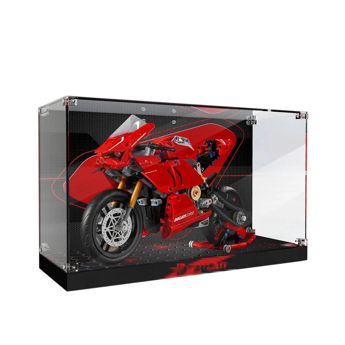 

Building Block Acrylic Display Box for 42107 (No Kit) - Crystal Buckle Pattern/Transparent Version